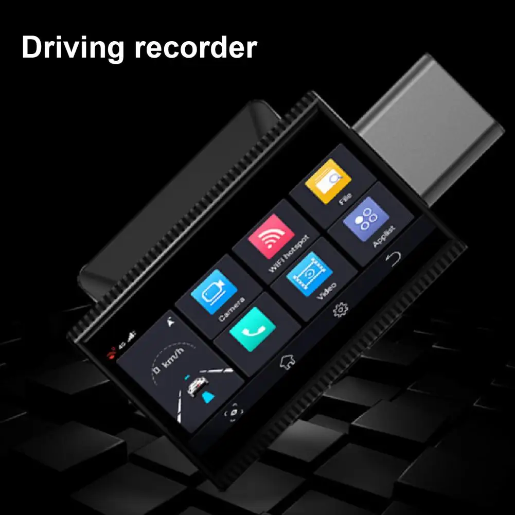 

1 Set Dash Camera Wide Angle Dual Cameras WiFi Connection 3-Inch 4G Car Driving Recorder for Autos