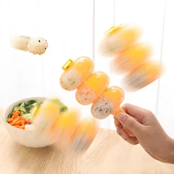 1Pcs DIY Cute Mini Rice and Vegetable Roll Mold Meat Ball Maker Sushi Onigiri Tool Kitchen Gadgets Food Grade PP Material