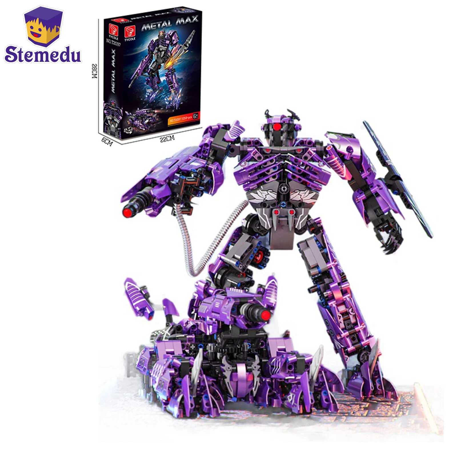 

T2097 2-в-1 трансформирующийся механизм, 1058 шт., модели, сделай сам, маленькие строительные блоки, кирпич, MOC, техническая сборка, игрушки на Рождество