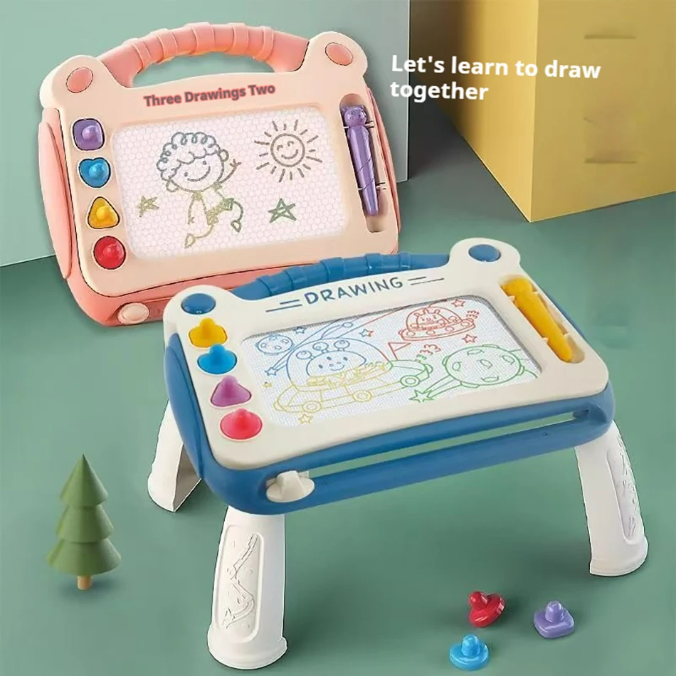 Children Magnetic Drawing Board WordPad Baby Color Graffiti Board Drawing Tool Art Educational Montessori Toy Kids Xmas Gifts