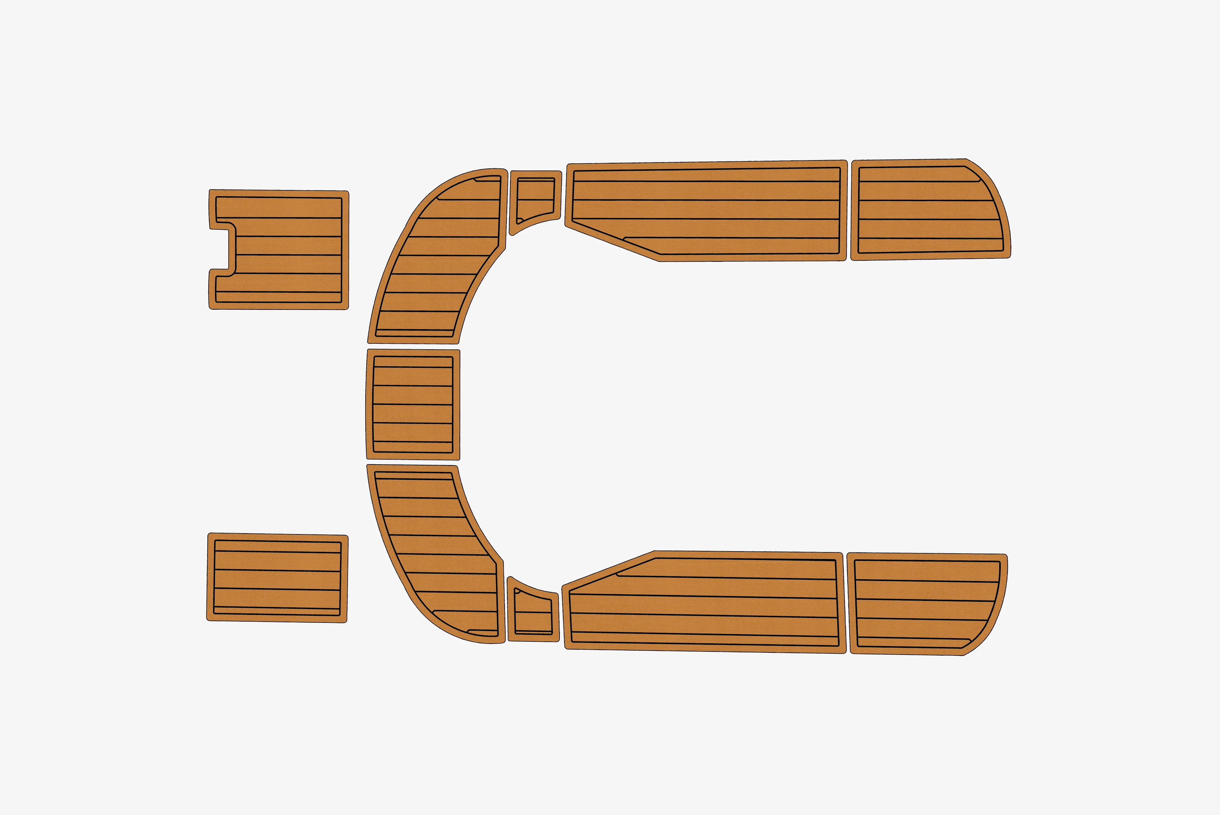 

2001 Beneteau 46 Oceanus 1/4 дюйма, 6 мм, пенопласт EVA, нескользящий морской коврик из тикового дерева из ПВХ, морской коврик 1,3ek, водный ковер, морской пол