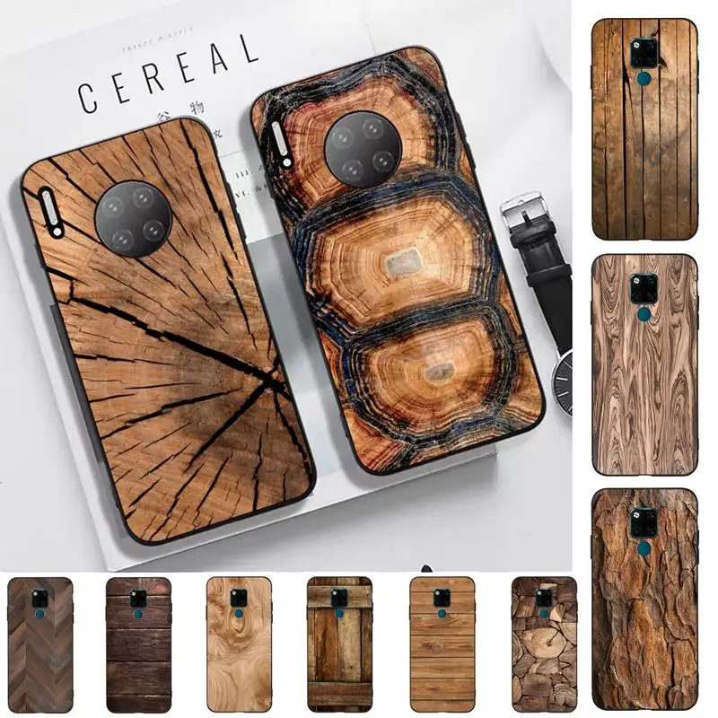 Carved Wood Phone Case for Huawei Mate 20 10 9 40 30 lite pro X Nova 2 3i 7se