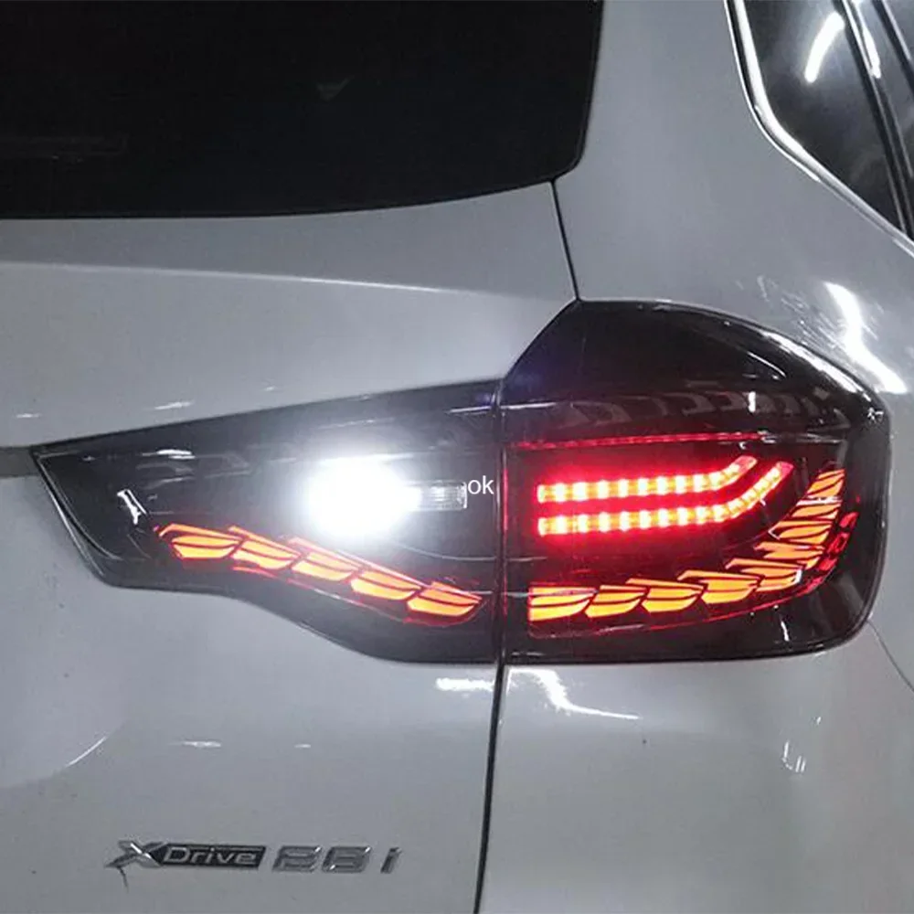 Car Taillights Assembly For BMW X3 G01 G08 25i 28i 30i 2018-2021 Upgrade LED Dynamic Dragon Scale Taillight Tool Accessories