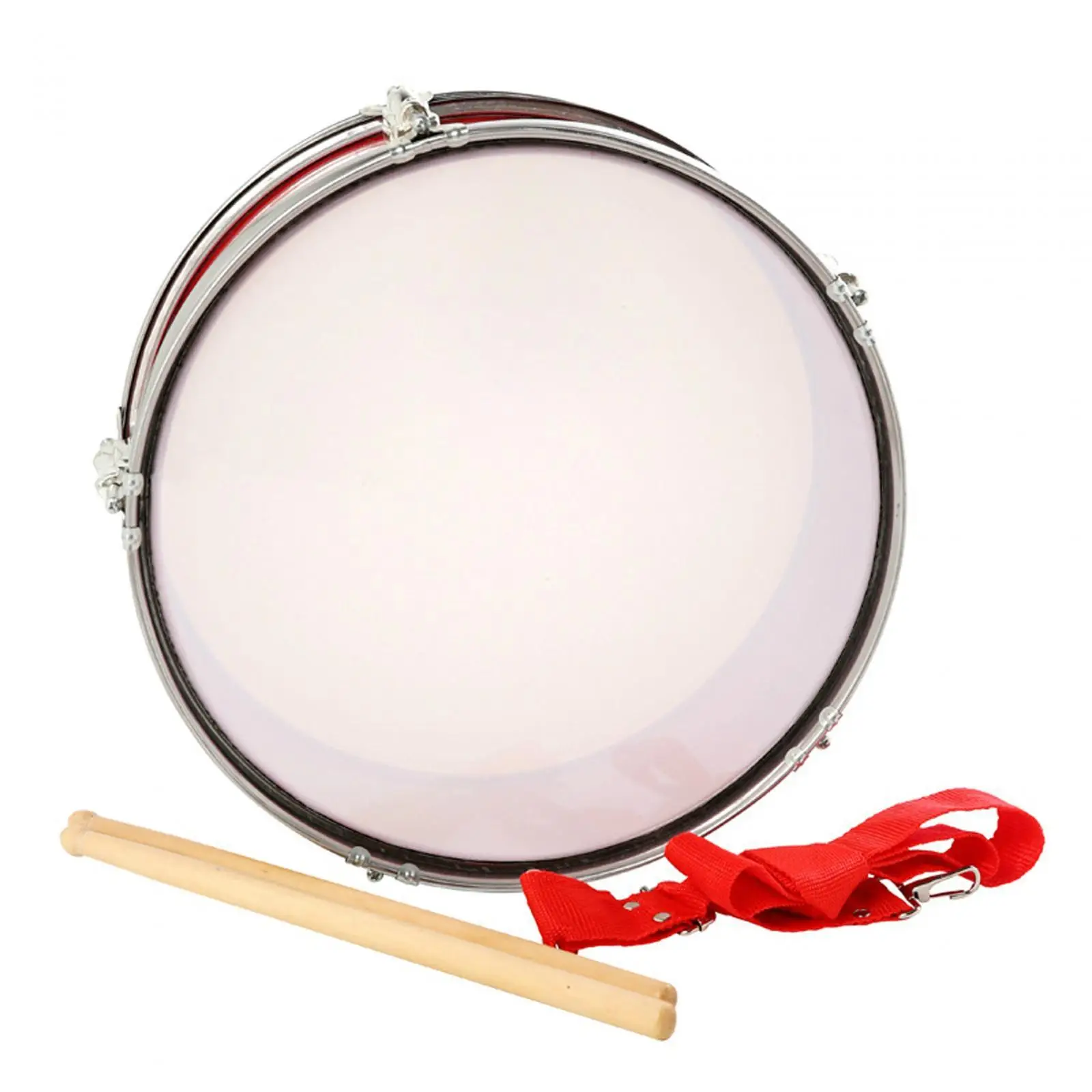 13inch Snare Drum with Shoulder Strap Lightweight Educational Toy Music Drums for Beginners Kids Boys Girls Teens Children