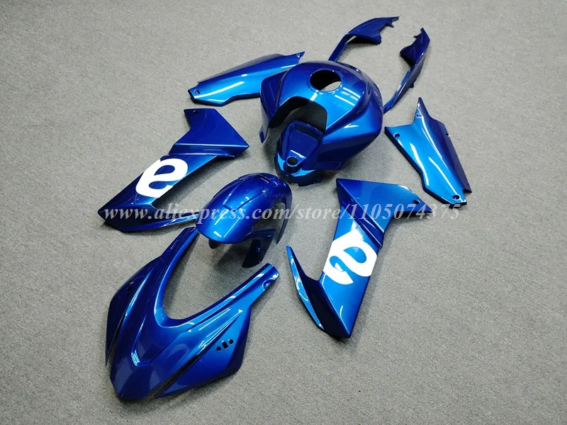 

New ABS Motorcycle Fairings Kit Fit For Aprilia RS660 660 2020 2021 2022 2023 Bodywork Set Blue Glossy + Tank Cover