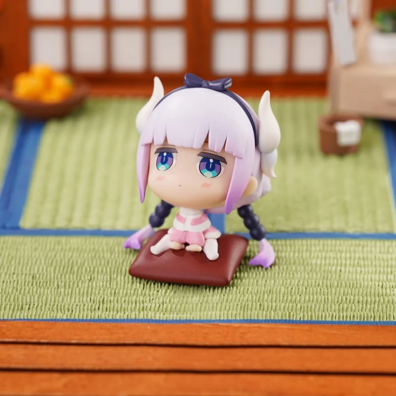Kobayashi'S Dragon Maid S Q Version Figure Ver. Onsen Trip Trendy Toy Desktop Decoration Ornament Toys Model Festival Gift view 3