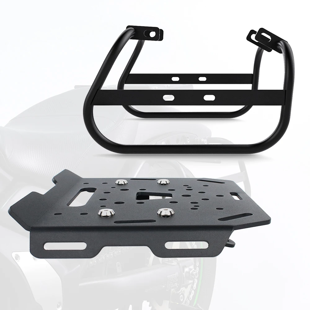 Motorcycle Panniers Rack Top Case Luggage Bracket For Kawasaki VulcanS 650 VN650 2015-2024 Saddlebag Side Box Trunk Frame Holder