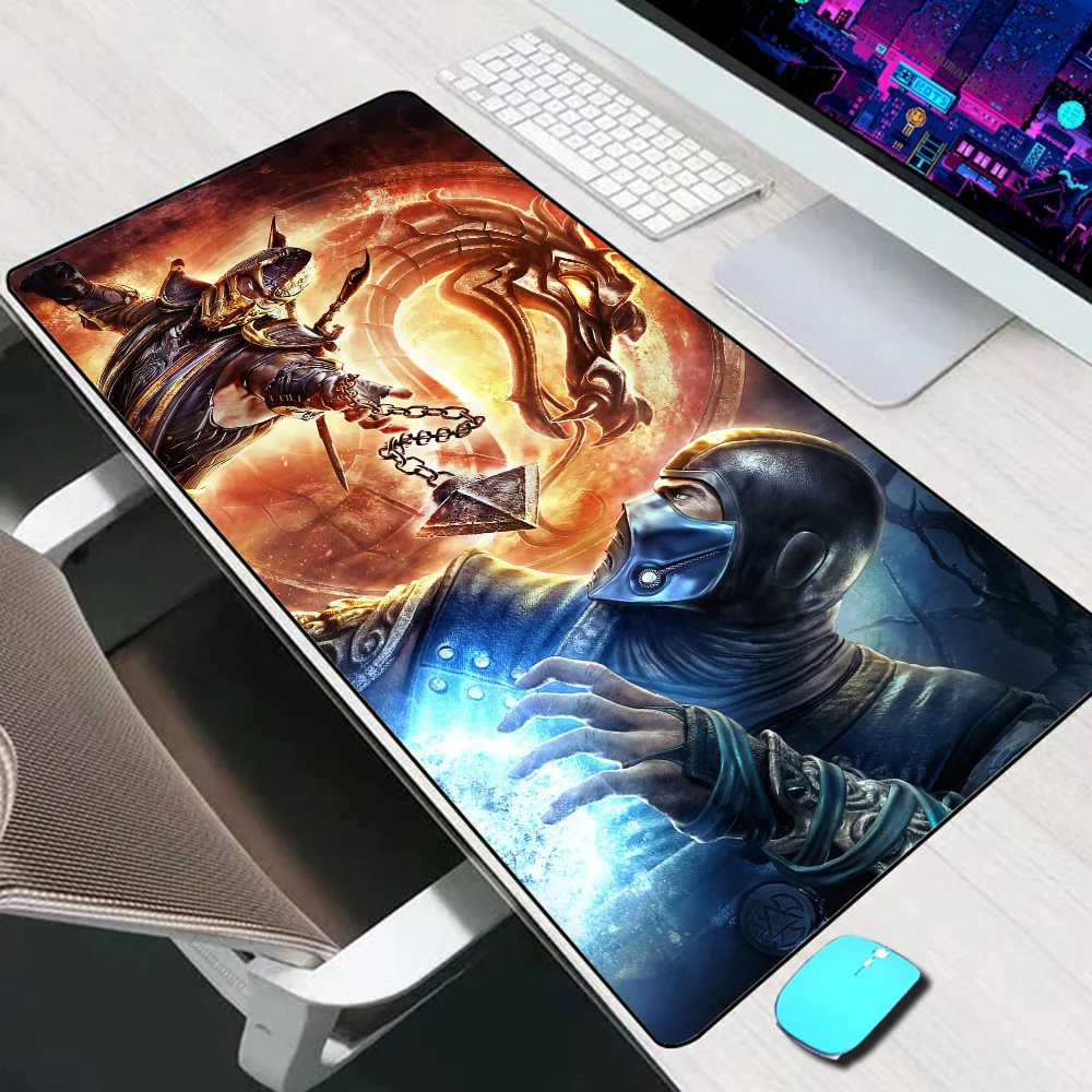 Mortal Kombat Large Mouse Pad Gaming Accessories Mouse Mat Keyboard Mat PC Gamer Desk Pad XXL Computer Mousepad Laptop Mausepad