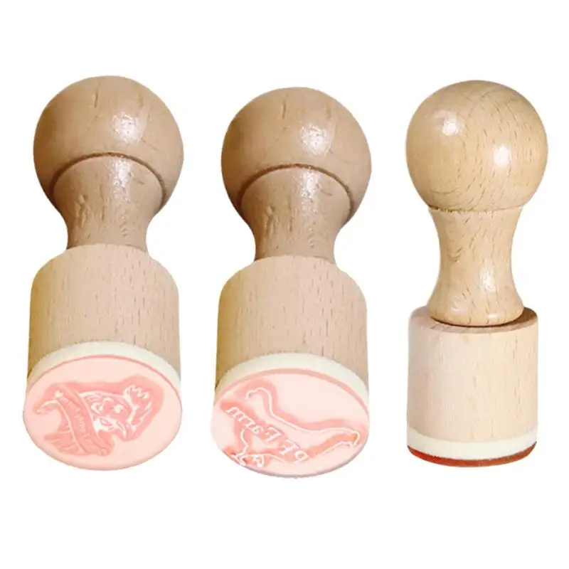 Egg Stamper For Chicken Eggs Chicken Egg Rubber Stamper Egg Labels Wooden Stamps Multi-Functional Fresh Egg Markers Exquisite