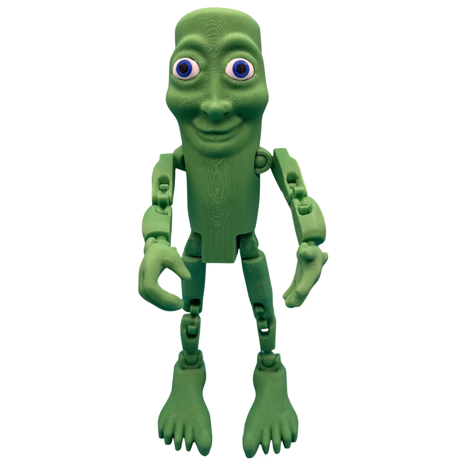 شخصية الحركة القابلة للجمع بطباعة ثلاثية الأبعاد تتضمن رأسًا وأيديًا وإكسسوارات فيديو قابلة للتبديل