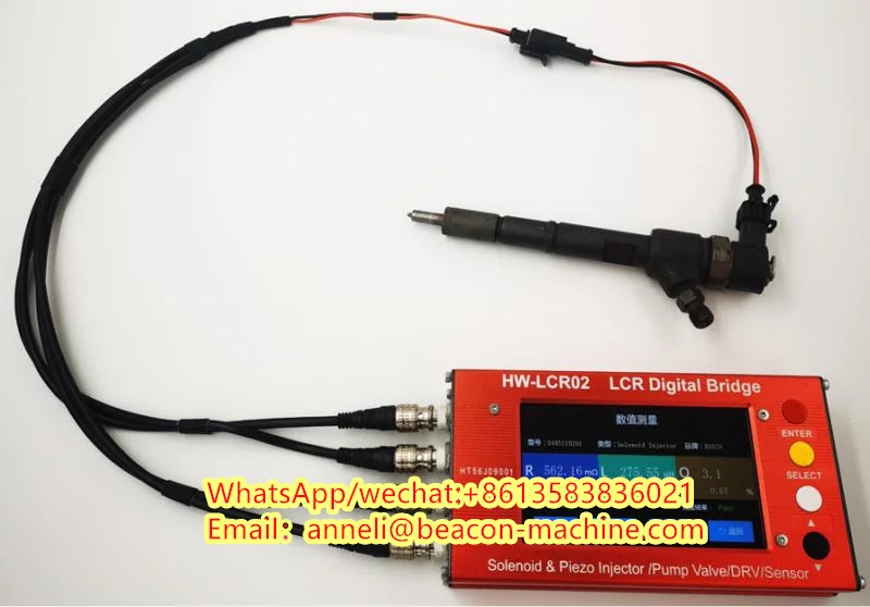 BEACON LCR Common Rail Injector Piezo Injector Electro-Magnetic Solenoild Valve Resistance Capacitance Inductance Tester