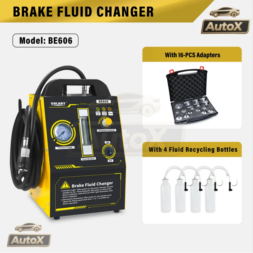 

Auto X Новый тип оборудования для замены тормозного масла автомобиля — машина для замены тормозного масла автомобиля BE606