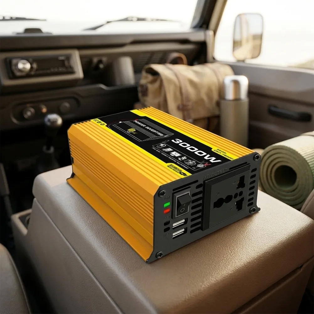 AC Outlet AC V Multiple Charging Options No Load Current Advanced Safety Features for Peak Power Car Inverter Power for source