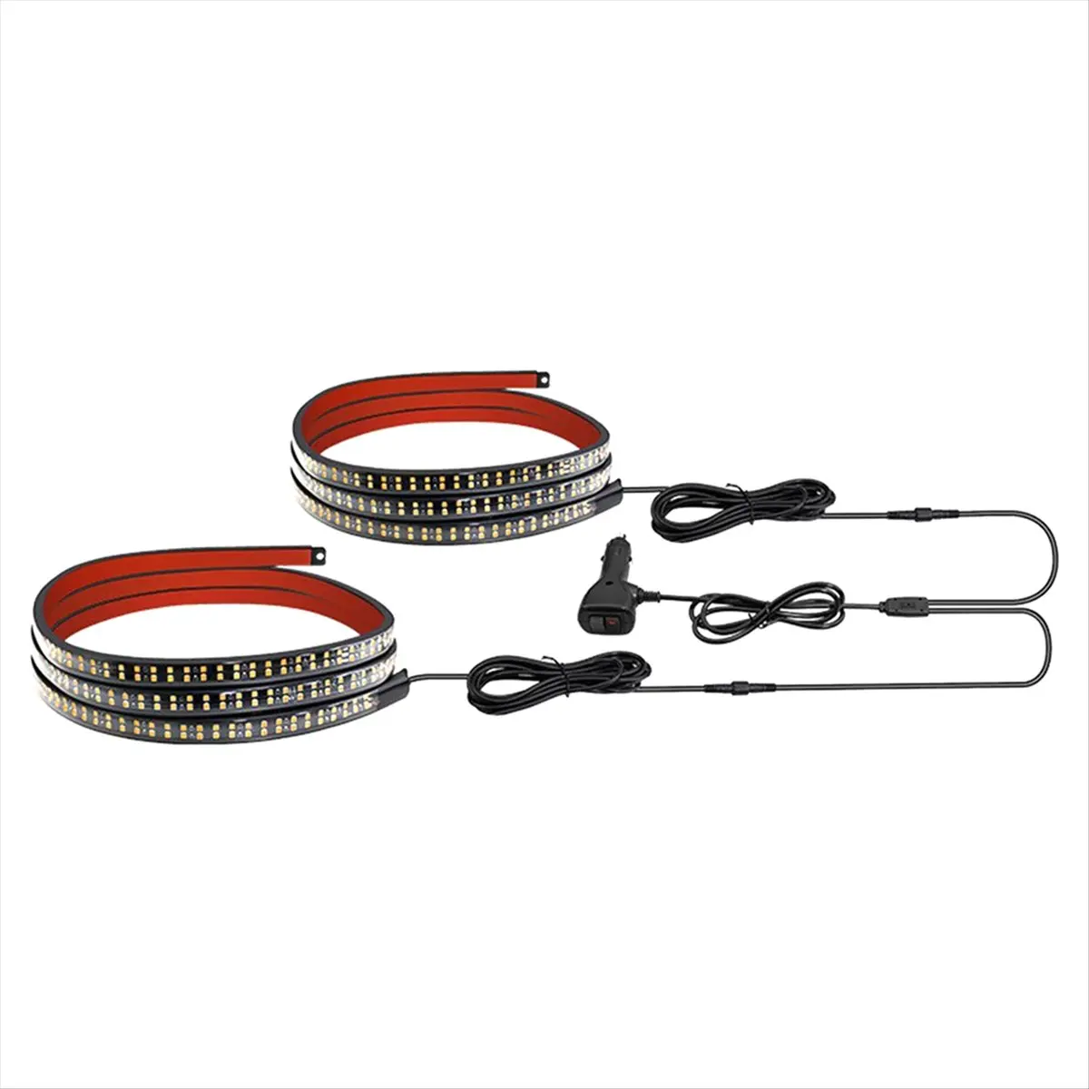 *X07A 60Inch Tailgate Strobe Lights Strip LED Tail Light Bar Warning Emergency Lights Tow Plow Trucks Pickup Trailer Amber view 5