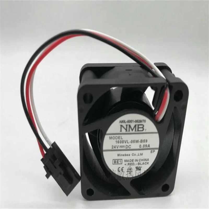 

Wholesale fan: A90L-0001-0528#70 1608VL-05W-B59 NMB 4020 24V 0.09A Equipment Three-wire fan