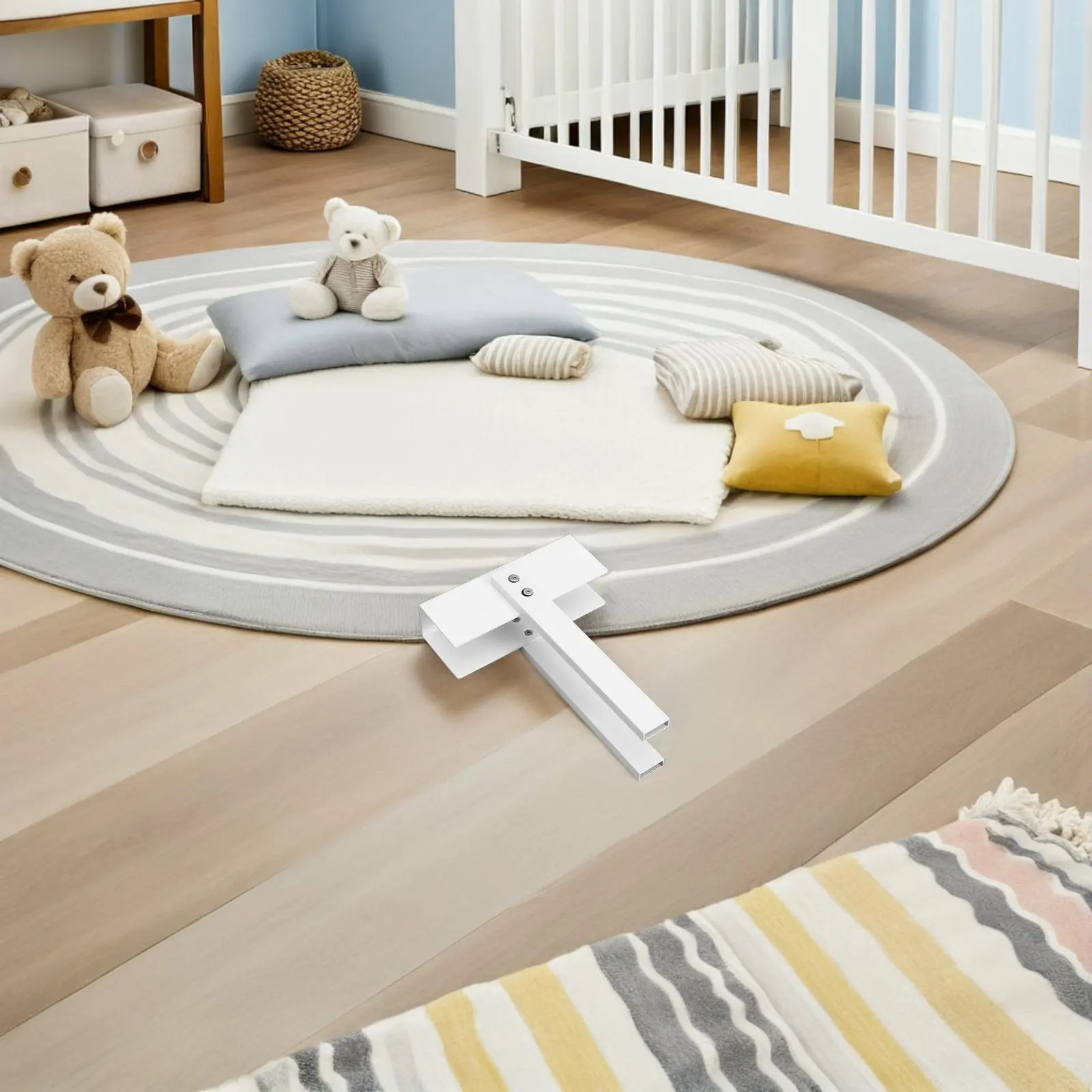 

2 шт. складные замки для дверей из нержавеющей стали, регулируемые защелки для двустворчатых шкафов, детские замки безопасности, замки для двойных дверей и шкафов