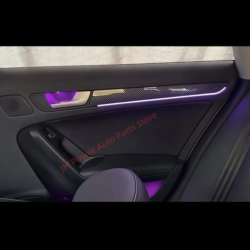 Peach wood grain 64 colors Ambient Light For Audi A5 Automotive interior lighting upgrade Car accessories LED Atmosphere lamp