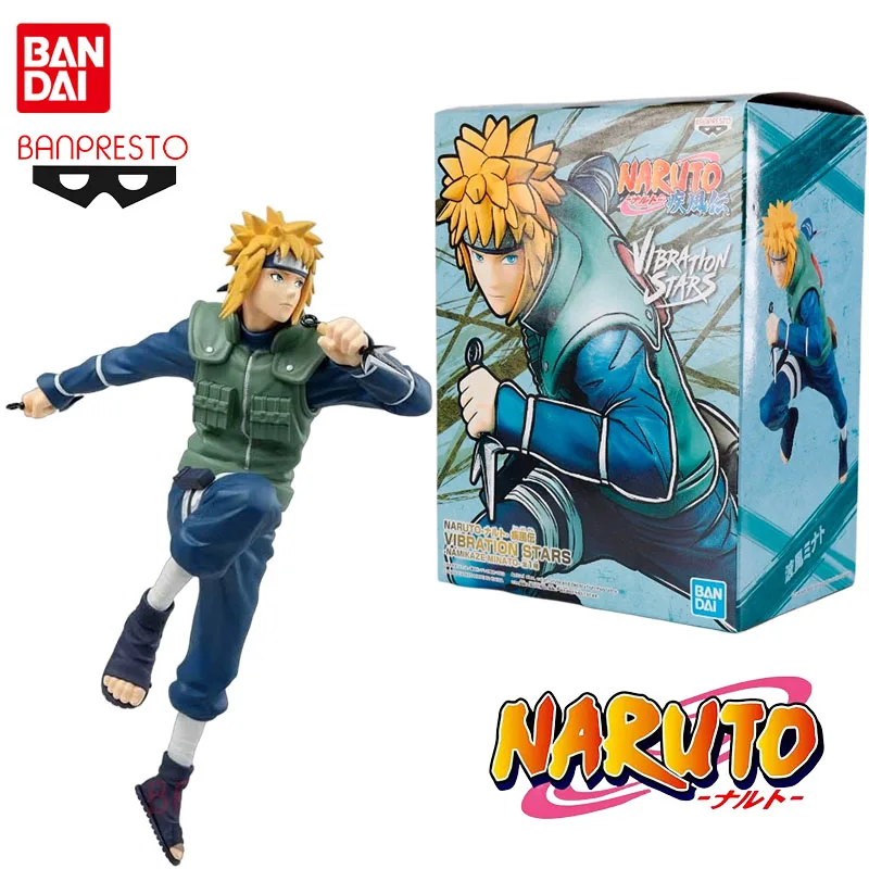 

Bandai Genuine Banpresto NARUTO Anime Figure VIBRATION STARS Namikaze Minato Action Toys for Boys Girls Gift Collectible Model