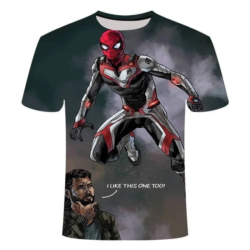 Superhelden-Mode 3D-Druck T-Shirt Schnelltrocknend Schweißabsorbierend Sportlich Bequem Familienoutfit Hochwertig Y2K 2026 – Detail 6