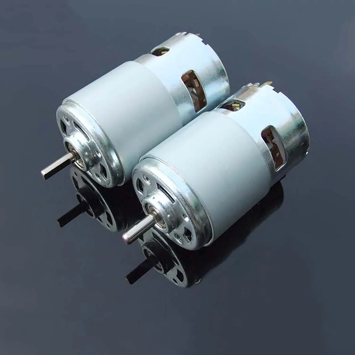 

1Pcs 795 High Power DC Motor Double Ball Bearing 12V~24V Copper High Speed High Torque Motor D Shaft Round Shaft Double Shaft