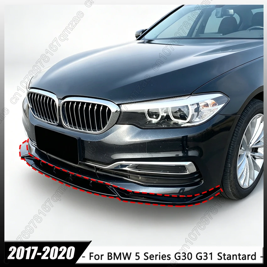 

Front Bumper Lip Spoiler Splitter Diffuser For BMW 5 Series G30 G31 Stantard 525i 530i 530e 520d 530d 2017-2020 Body Kits Tuning
