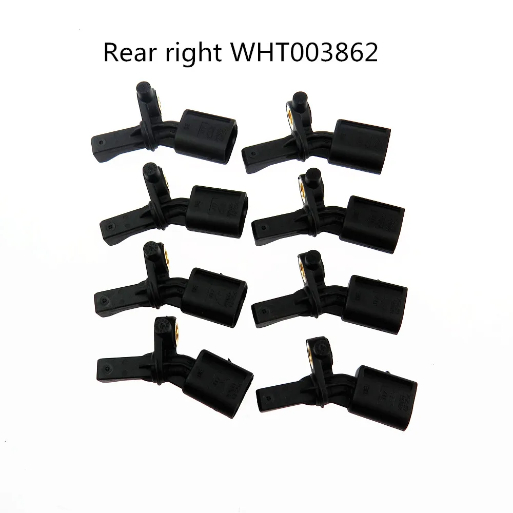 8Pcs Car ABS Wheel Speed Sensor Rear Right for VW Golf Passat Polo 9N 6R 6C A1 A2 S3 TT Fabia Seat Ibiza Leon 6Q0 927 808B