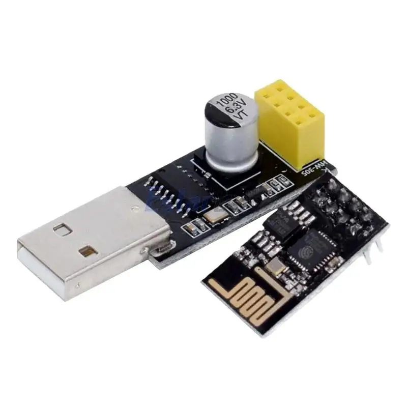 TERFACT ESP01Programmer Adapter UART GPIO0 ESP-01 Adaptater ESP8266 CH340G USB to ESP8266 Serial Wireless Wifi developent Board