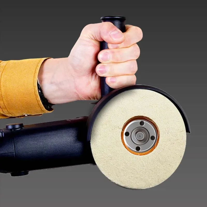 

10/20PCS Wool Polishing Wheel Buffing Pad Angle Grinder Wheel Felt Polishing Pad Disc Angle Grinder Accessories for Car Maintain