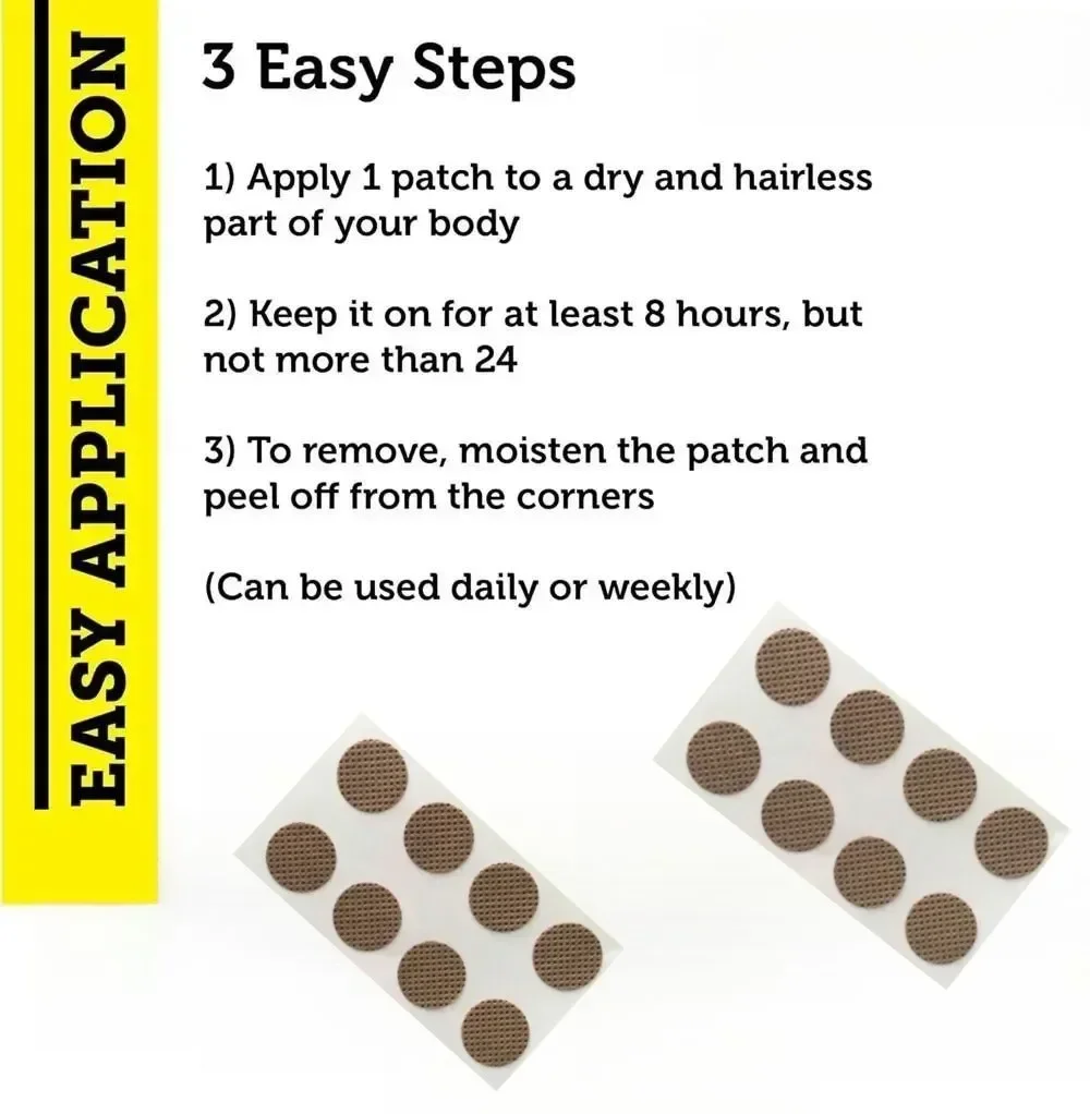 30 Patches Organic Triphala-5000mcg ( Strength) Colon Cleanse and Immune System Transdermal Patches