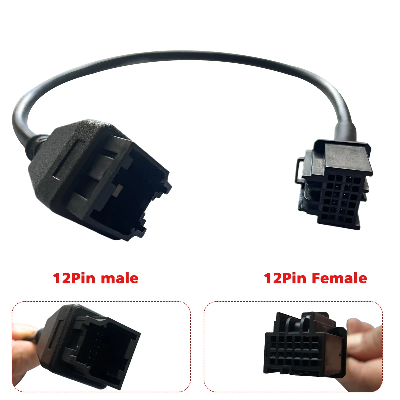 Cable de extensión de programación para FCA 12 + 8, adaptador de puerta de enlace para launch x431/XTOOL/Autel DS808 Maxisys 906 908PRO para chrysler 12 + 8