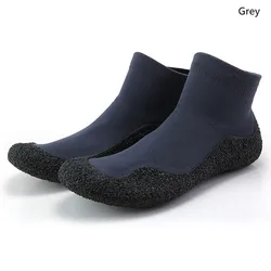 Chaussettes de yoga respirantes en silicone non ald pour hommes et femmes, chaussettes de sport à semelle invisible, chaussettes de Pilates, chaussures d'eau de plage et de natation, 1 paire