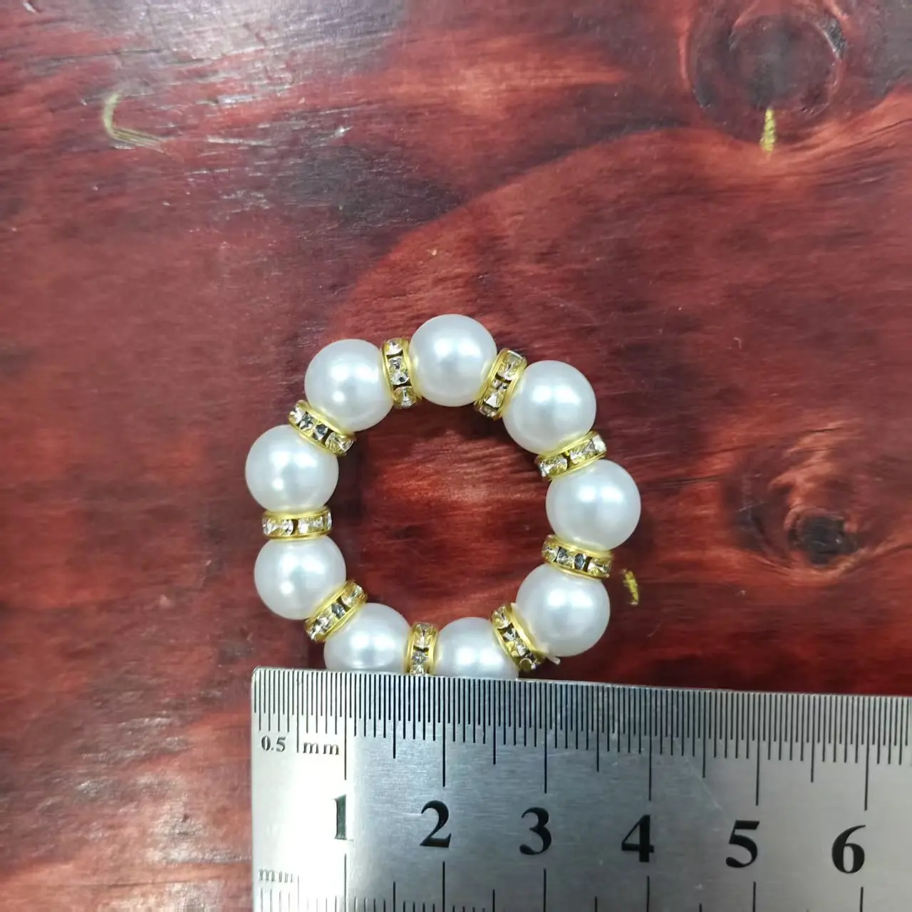 10pcs Imitation Pearl Napkin Ring Wedding Banquet Table Setting Decor Elegant Napkin Buckle for Home Hotel Dinner Party Supplies