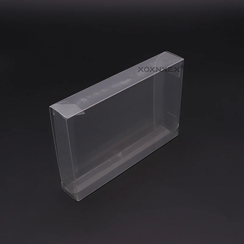 5PCS Replacement Box Protector For N64 For Nintend 64 PET card box Cart Cartridge Game Custom Made Clear Plastic Case