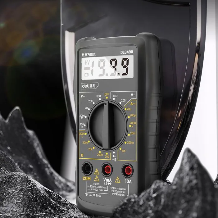 

Xiaomi Deli Professional Handheld Digital Multimeter AC DC Voltage Ammeter High Precision Clamp Shaped Household Universal Watch