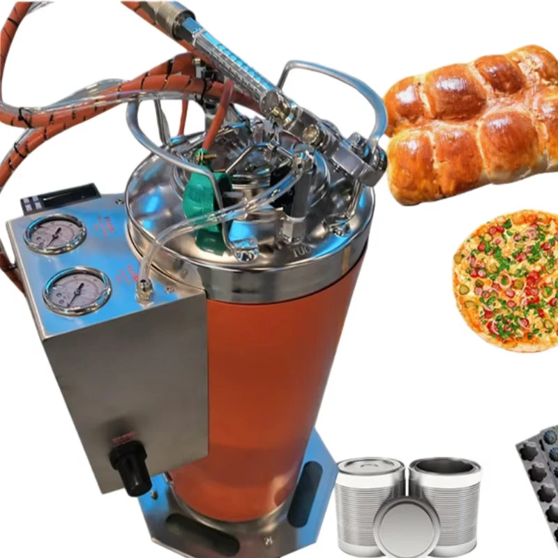Fully Automatic Engine-Driven Handheld Cake Pizza Biscuit Bread Plate Toast Pan Oil Sprayer Commercial Use Heating Anti-oil