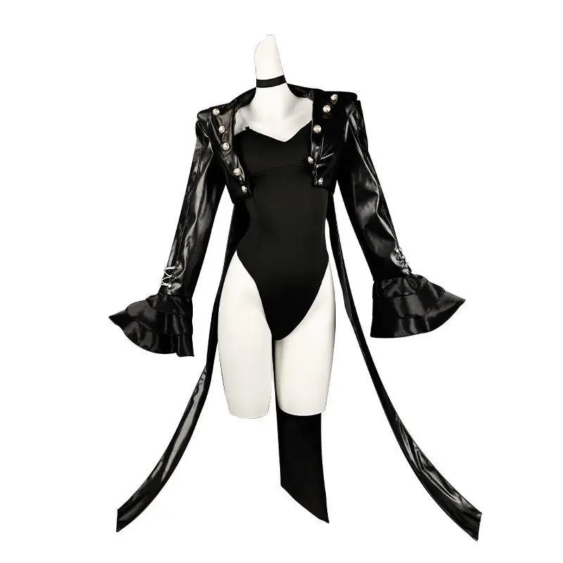 Game Royal Kasumi Yoshizawa Cosplay Costume P5R VIOLET Sumire Yoshizawa Jumpsuits PU Coat Woman Sexy Halloween Party Suits