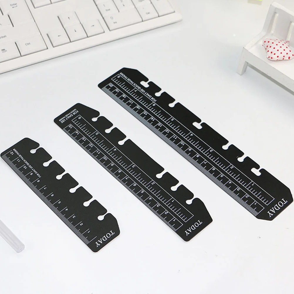 

18Pcs Premium Plastic Bookmark Rulers Clear Pvc Page Markers Lightweight Portable Reading Accessories Household