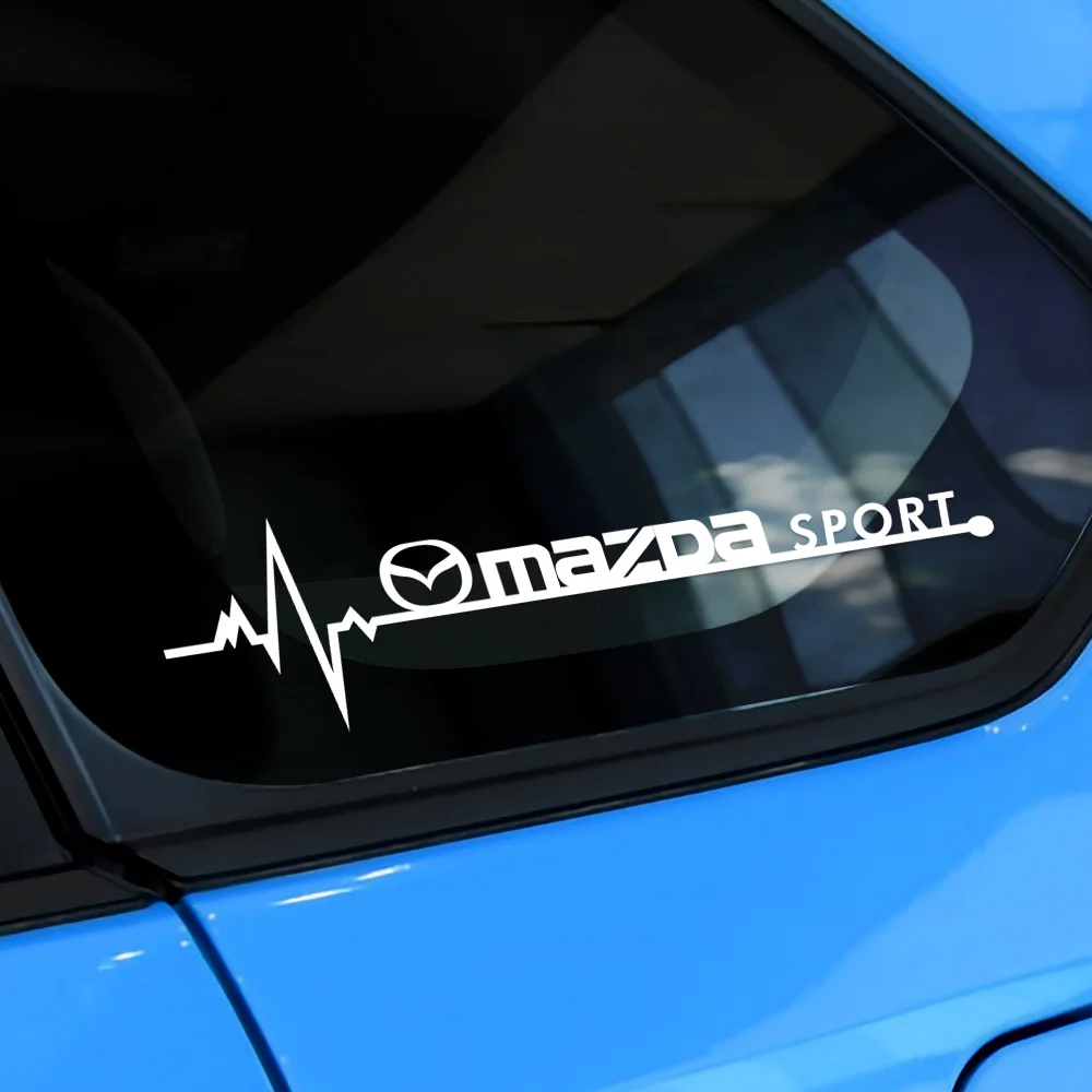 2 قطعة ملصقات نافذة السيارة الجانبية لمازدا 2 3 5 6 Axela Atenza CX3 Miata Angksela Demio MS CX5 CX6 MS Demio MPS الشارات الديكور #1