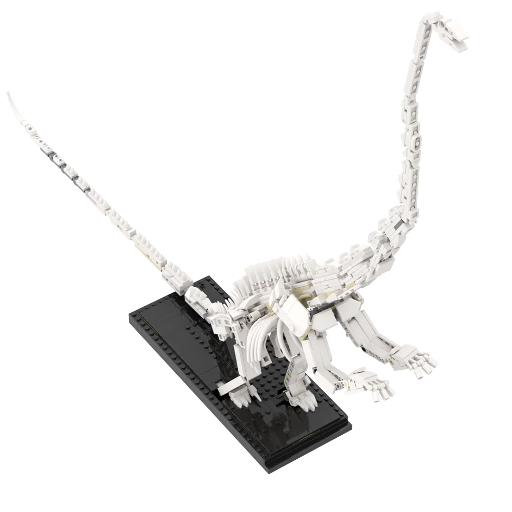 MOC 21320: Barosaurus Skeleton Building Blocks Sauropods long-necked Dinosaur Mosasaur Fossil Bricks Toys Gift Juguetes