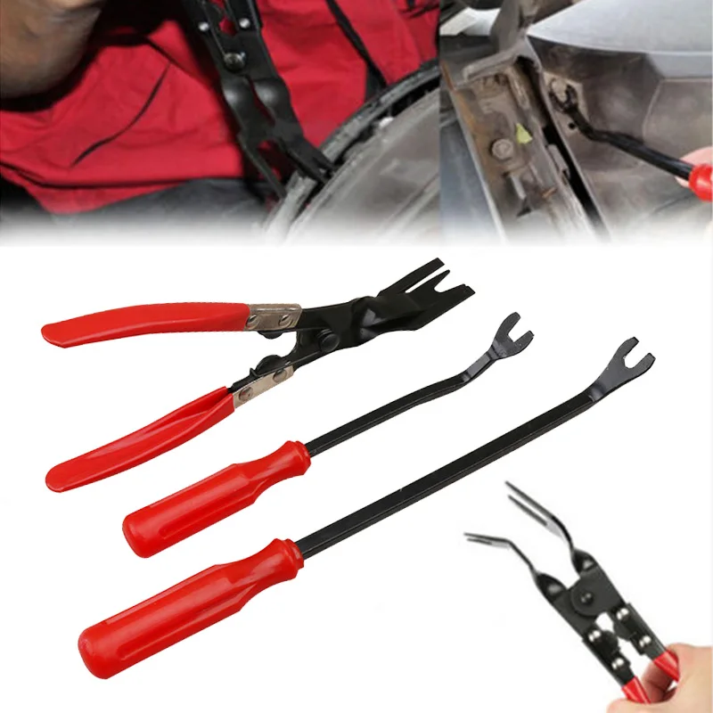 Car Headlight Repair Installation Tool Trim Clip Removal Pliers Van Door Panel Fascia Dash Upholstery Remover Tool Accessories