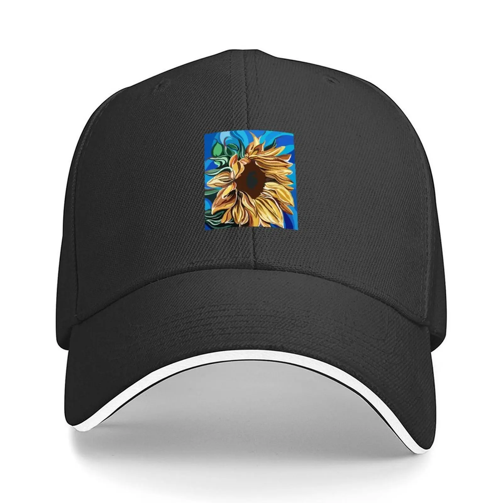 

Let the Sunflowers Remind You Baseball Cap hard hat men's big size hat Unique hats black Men Caps Women's