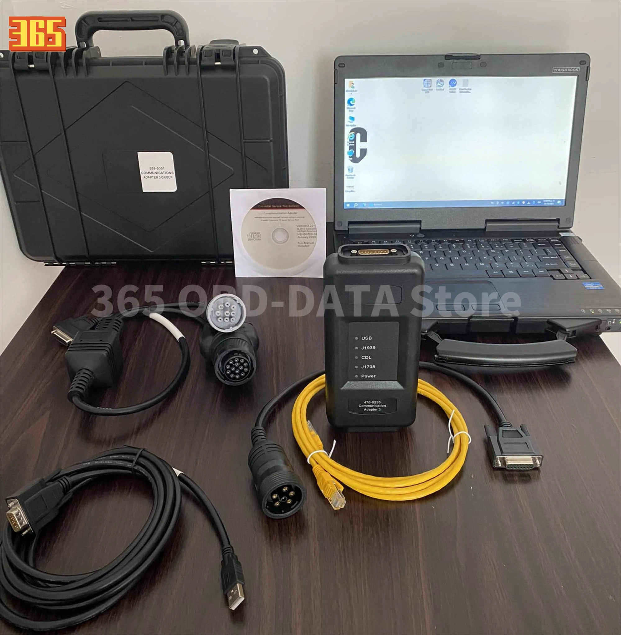 

Диагностический инструмент 2023A ET4 478-0235 для CAT 538-5051, коммуникационный адаптер, сканер для тестирования грузовиков и экскаваторов