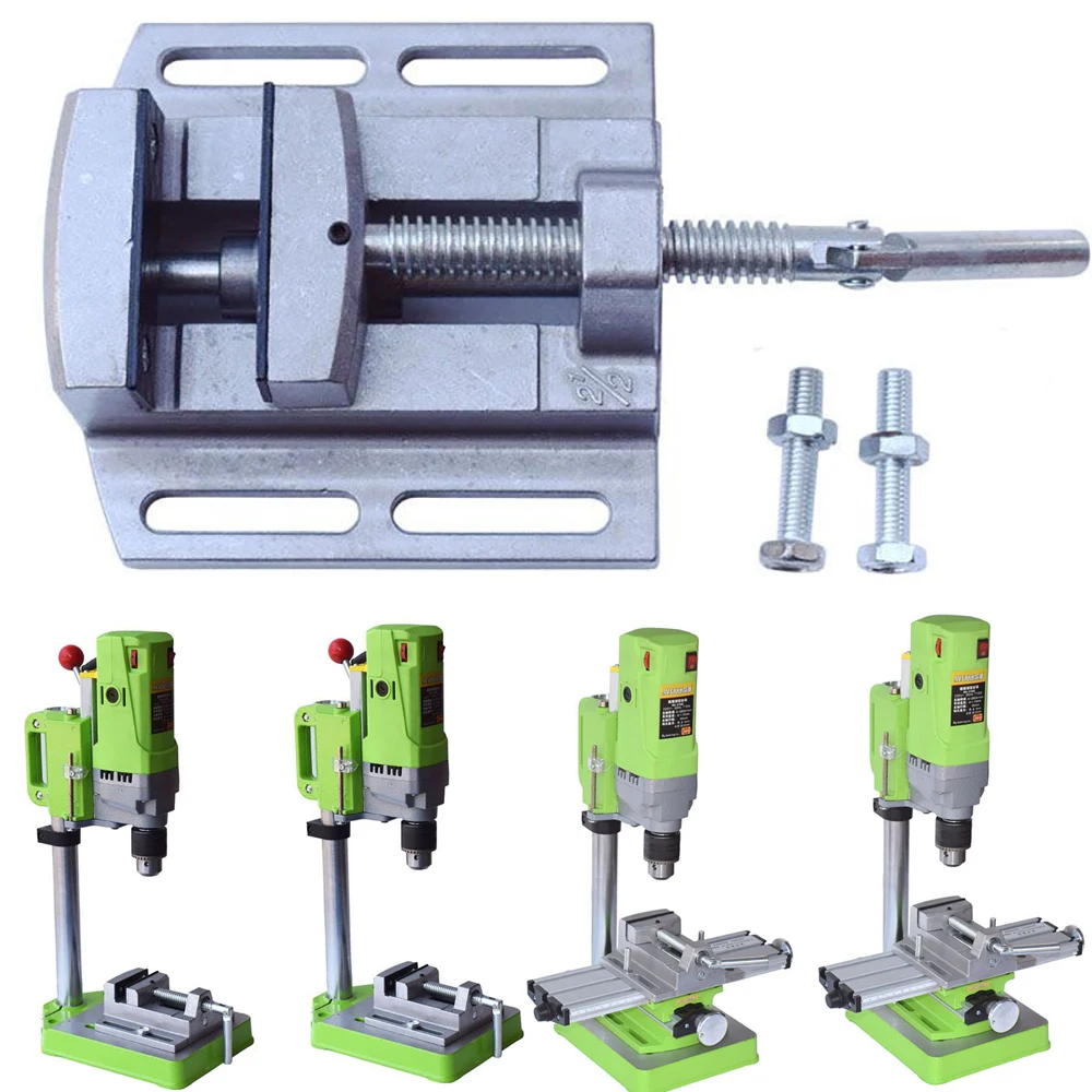 

Multifunctional Working Table Drill Milling Machine Stent 2.5" Parallel Jaw Vice Drill Press Vise worktable Adjust Tools