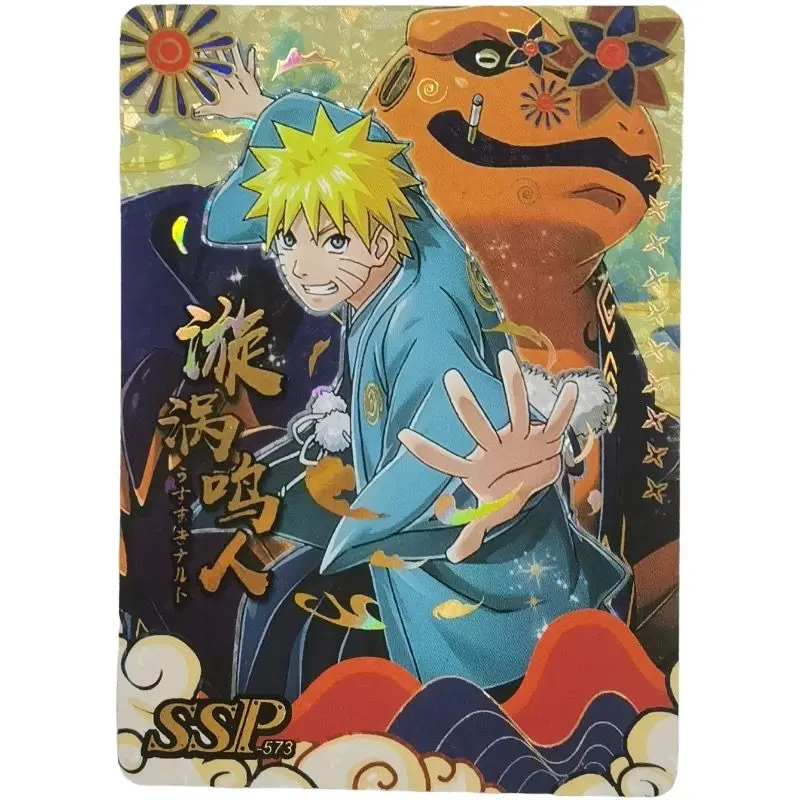 Naruto SSP Sp Serie seltene Spiels ammlung Flash-Karte Uzumaki Naruto Anime Charakter Cartoon Brettspiel Spielzeug Jungen Weihnachts geschenke