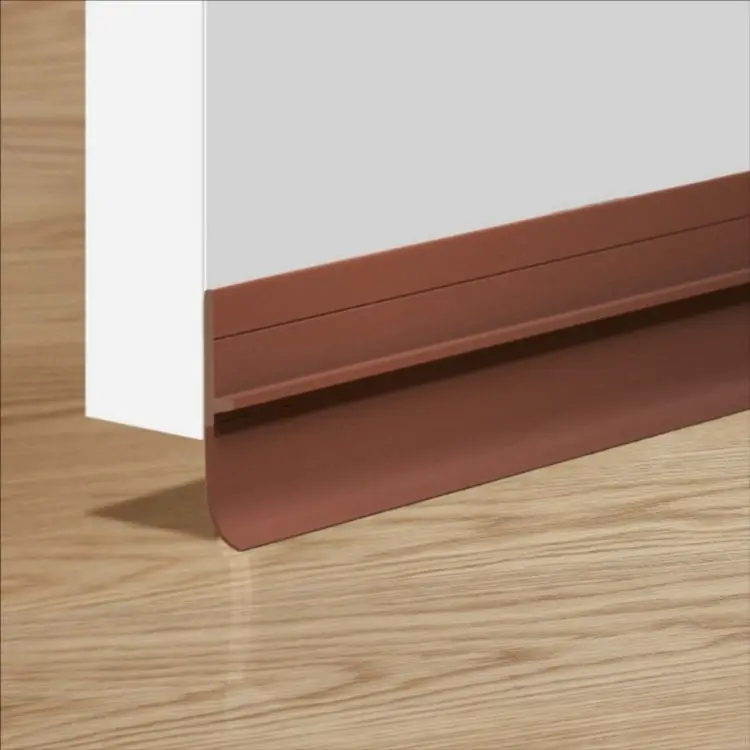 100cm Self-Adhesive Door Draft Stopper, Windproof Under Door Seal, No Drilling Soundproof Thermal, Washable Reusable