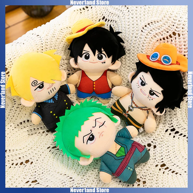 

Плюшевая кукла ONE PIECE 21 см: Луффи, Зоро, Чоппер, Эйс. Мягкая игрушка по аниме, украшение для спальни и рабочего стола, подарок для девочек и мальчиков.