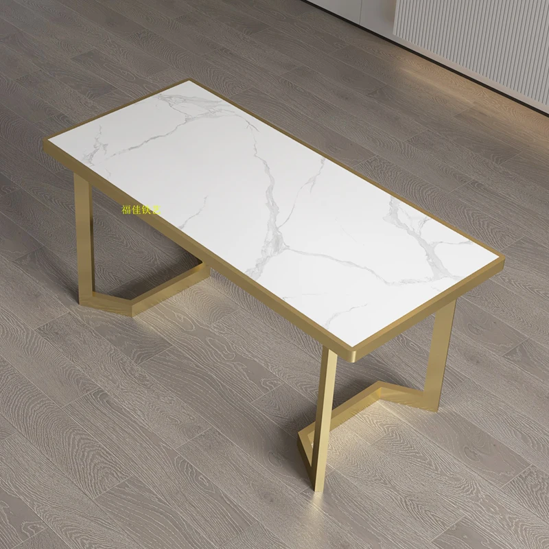 

Light luxury embedded metal table rack, ceramic tile foot, dining bracket, marble dining table foot, rock slab embed