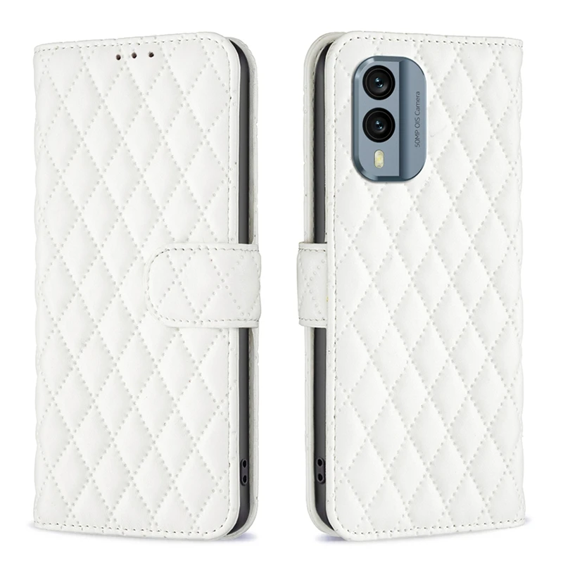Wallet Small Fragrance Flap Magnetic Belt Bracket Leather Pure Colour Leather Case For Nokia X30 G22 G21 G11 C32 C22 C21 C12