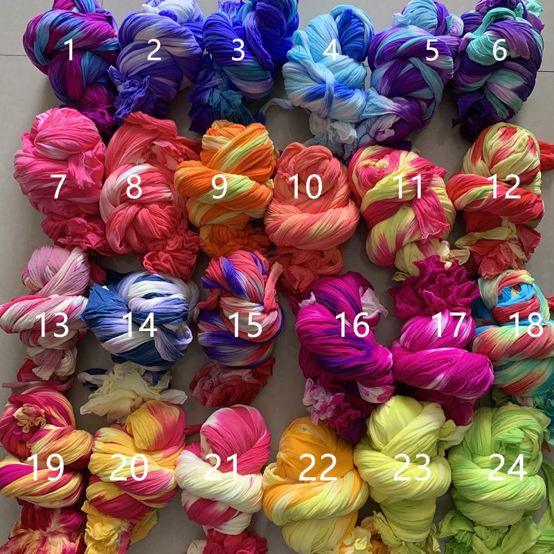 2 stücke Hause DIY Nylon Blume Künstliche Strumpf Blume Material Nylon Zug Strumpf Material Zubehör Handgemachte Hochzeit – Detail 1