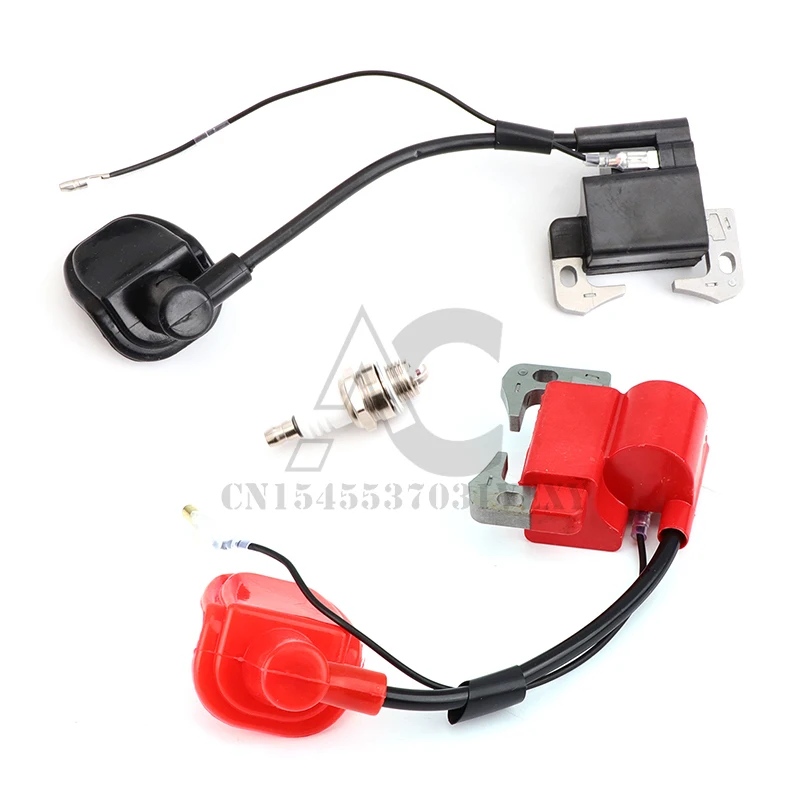 Black Red Performance Ignition Coil for 47cc 49cc Motor Kids Quad ATV Racing Pocket Dirt Bike Motocross